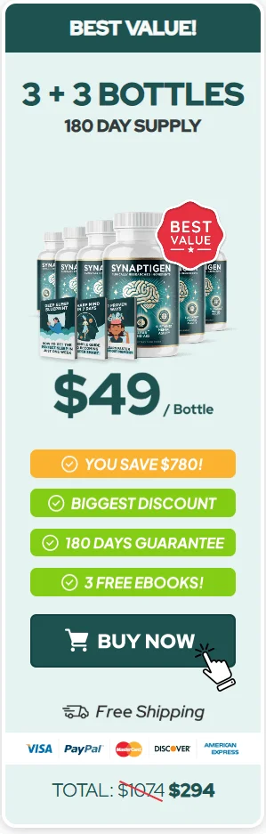 Synaptigen 6 Bottle Price